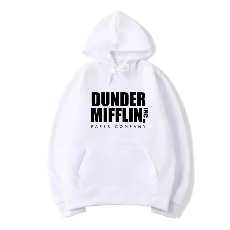 Office Dunder Mufflin INC Paper hoodie Dwight Schrute Sweatshirt Men's and women's hoodie casual jumper with hoodie