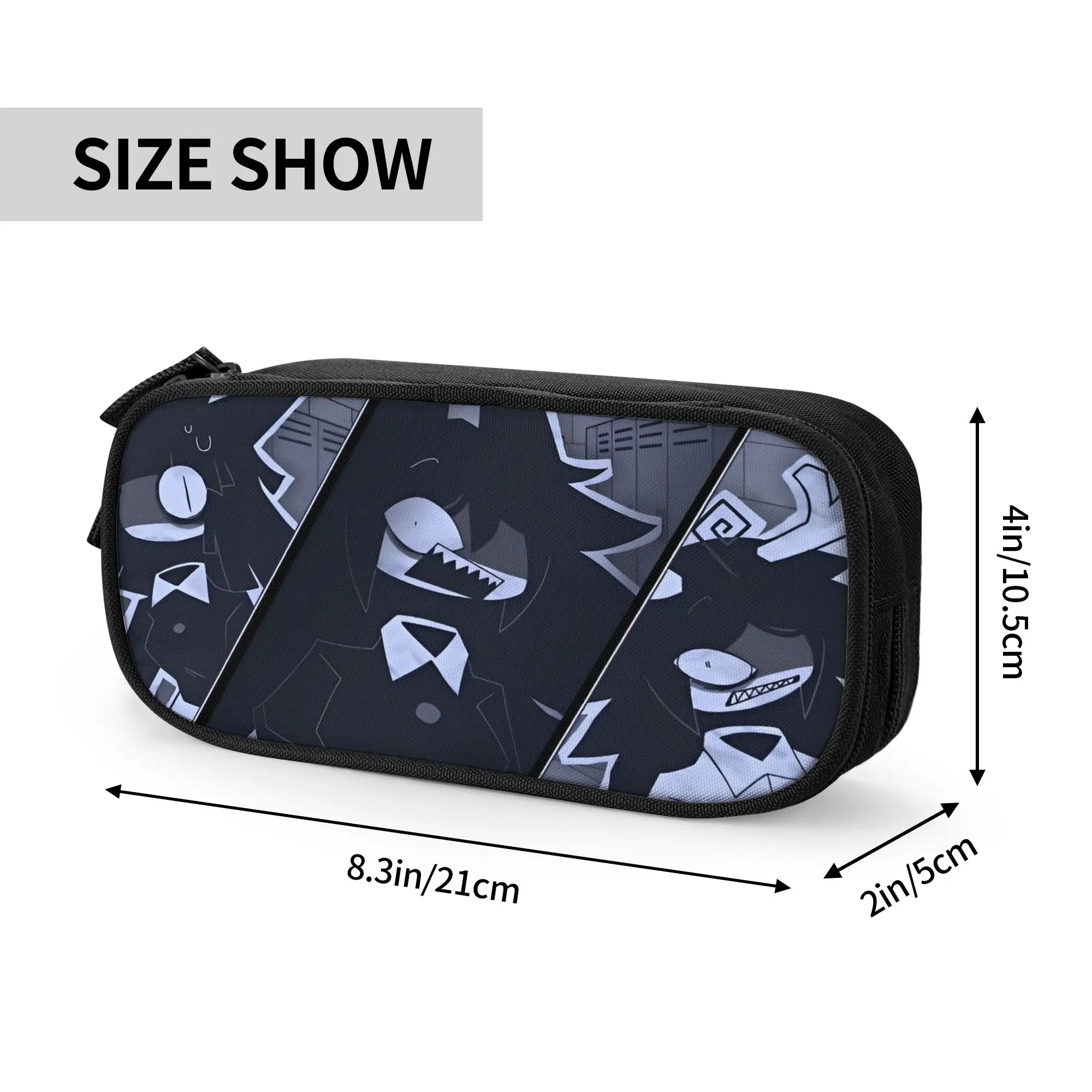 Miss Circle Anime Pencil Cases Fundamental Paper Education Pencilcases Pen Box Big Capacity Bag School Zipper Stationery