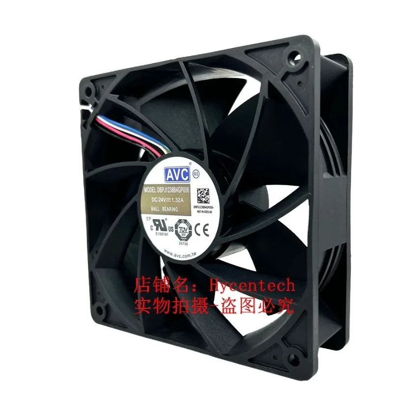New Cooler Fan for AVC 12038 DBPJ1238B4GP006 24V 1.32A 12cm Cooling Fan 120 * 120 * 38MM