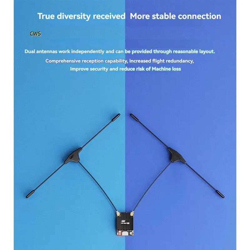 ELRS デュアル 915M PA500 ダイバーシティ受信機ハイパワー 500Mw WIFI TCXO RC FPV Quadcopter 長距離フリースタイル ドローン部品用