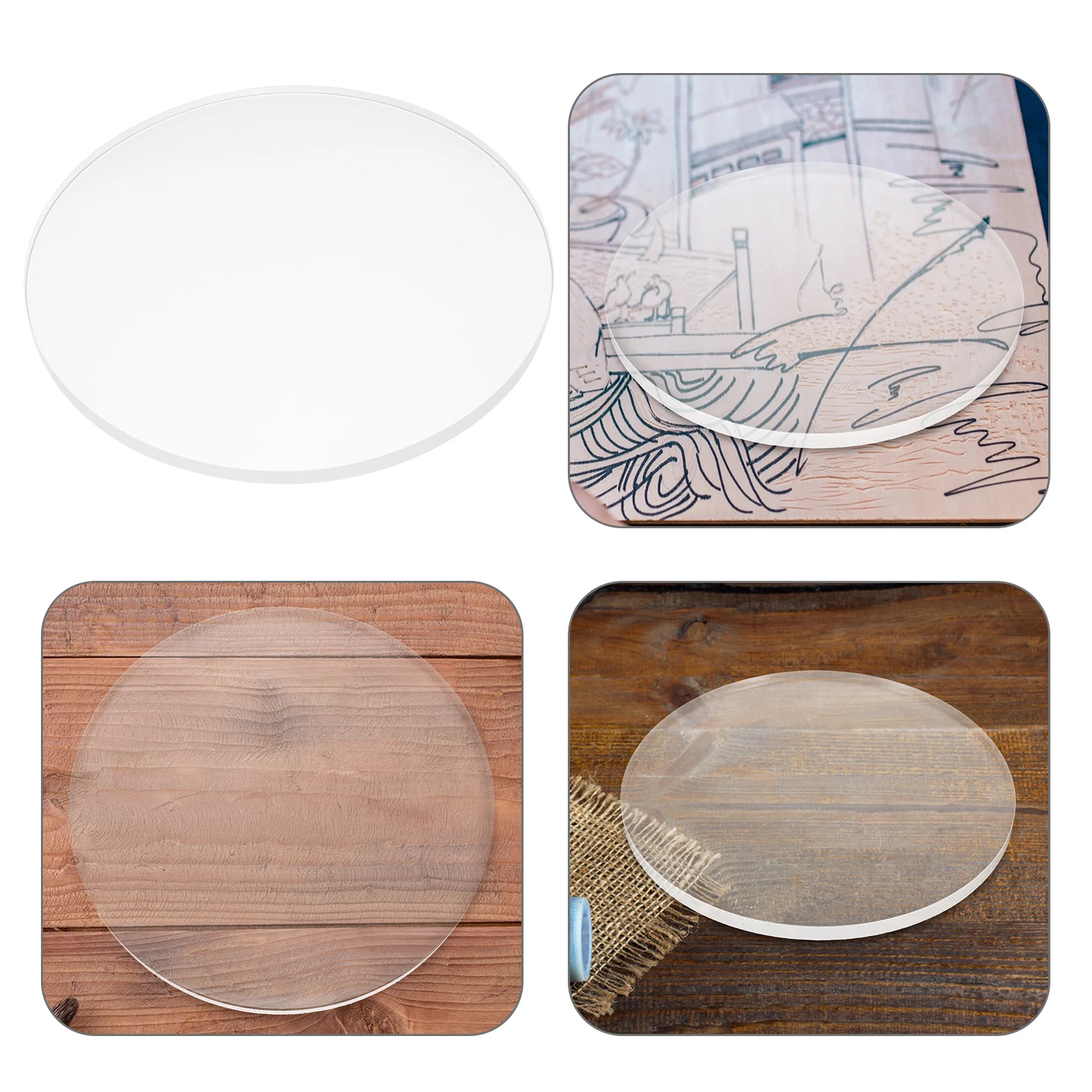 

Gel Plate for DIY Printmaking Reusable Nonstick Monoprinting Board for Scrapbooking Journaling Card Making Supplies