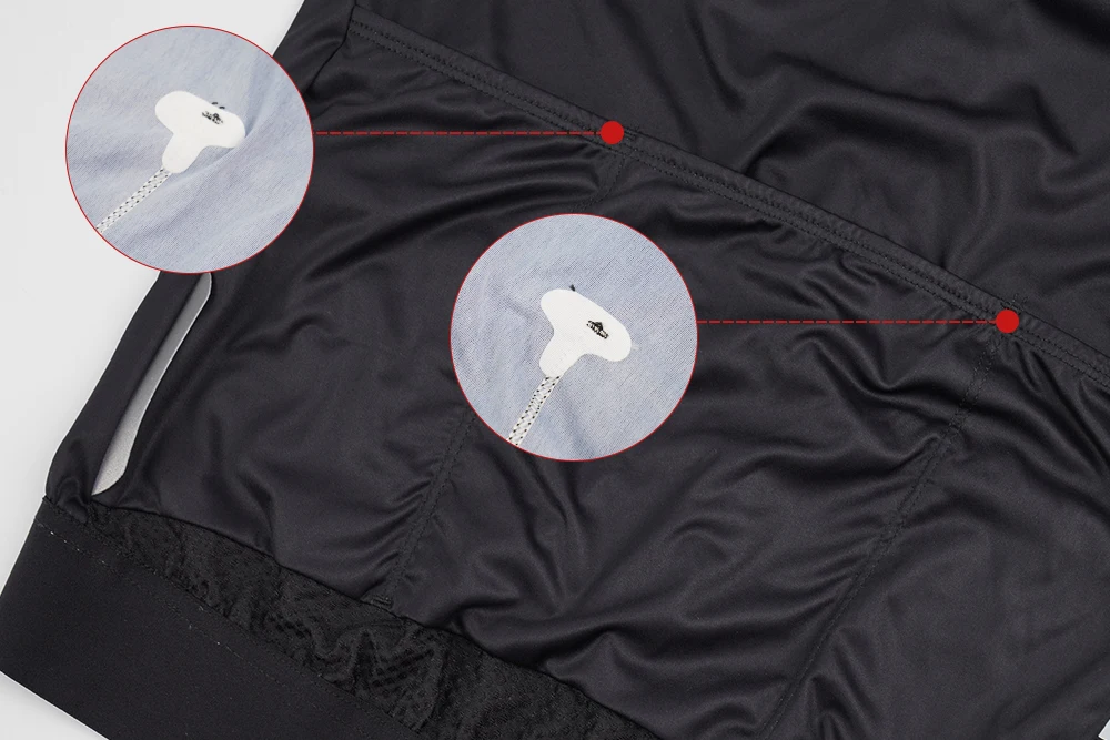 DAREVIE Radtrikot mit 3D-Bubble-Ärmeln, UV-Schutz, Profi-Level, Herren-Radtrikot, Feuchtigkeitsableitend, Rutschfest – Detail 22