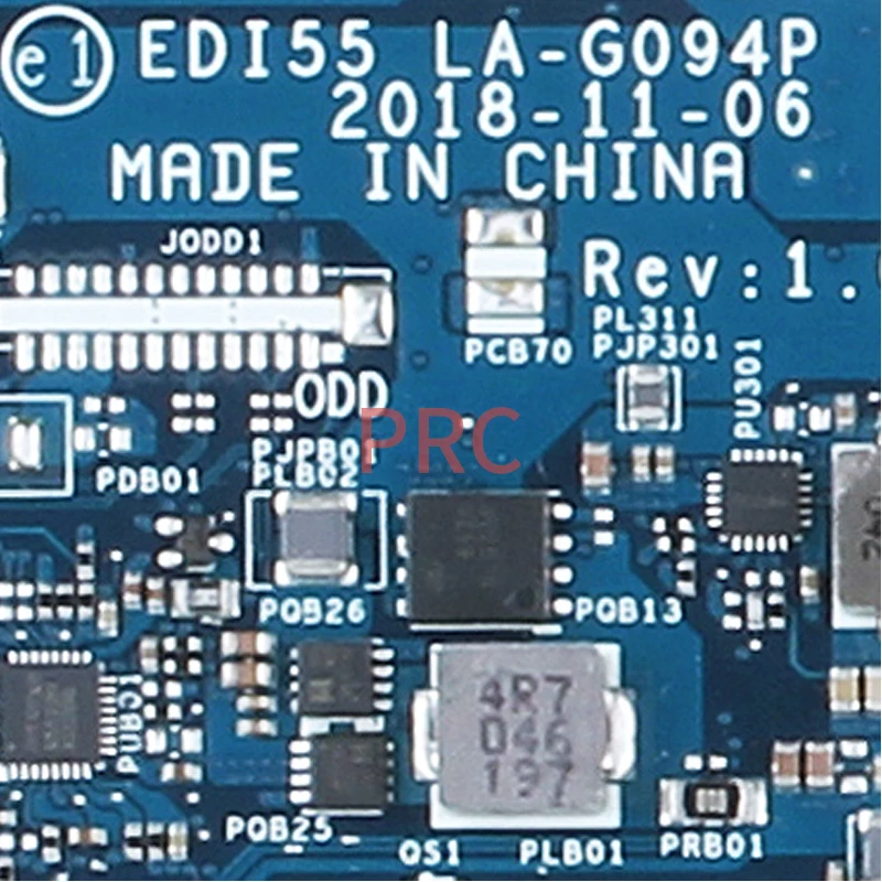 Imagem -05 - Placa-mãe Portátil para Dell Notebook Mainboard La-g094p 06p8x8 0887w5 N4000 N4020 N5000 N5030 3482 3852 3582