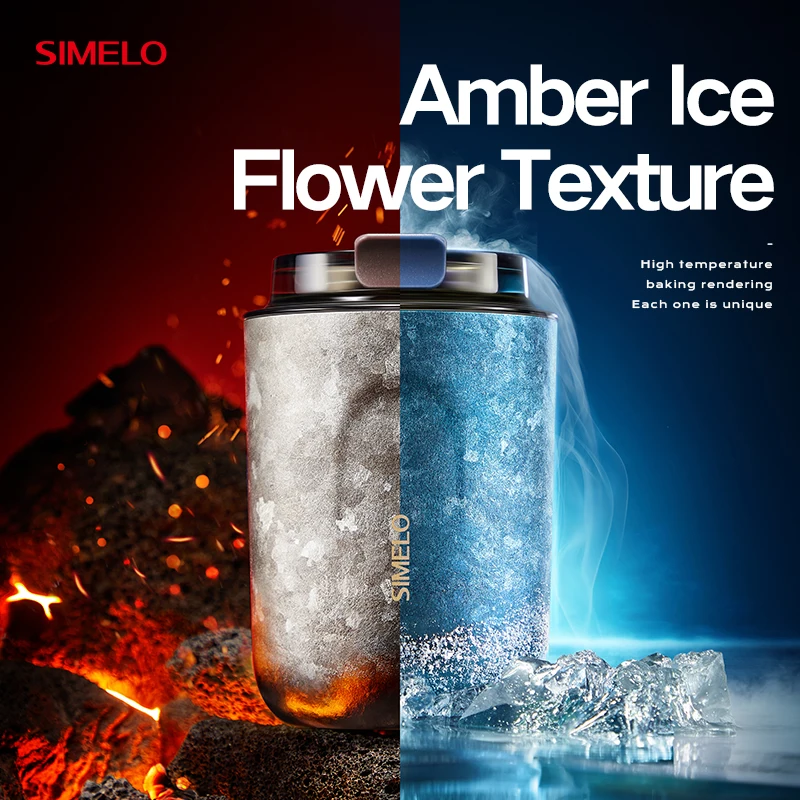 SIMELO 220ML Pure Titanium Fresh Extract Coffee Cup Inner and Outer Pure Titanium Insulated Coffee Cups