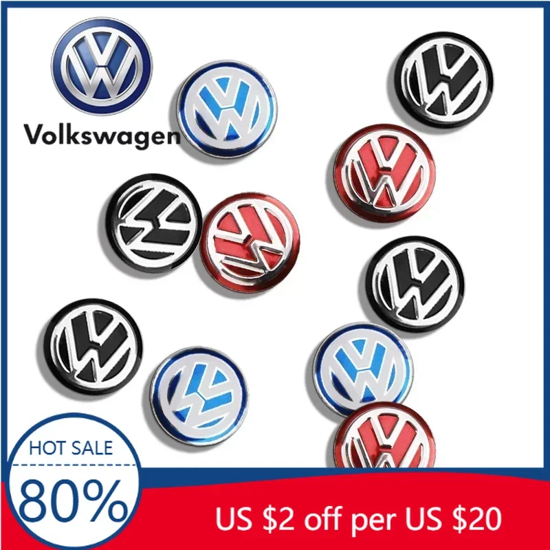 

Наклейки-эмблемы 14 мм для автомобильных ключей Volkswagen (аксессуары для VW Jetta MK5, MK6, Golf-4, 5, 6, 7, Passat 3B7)