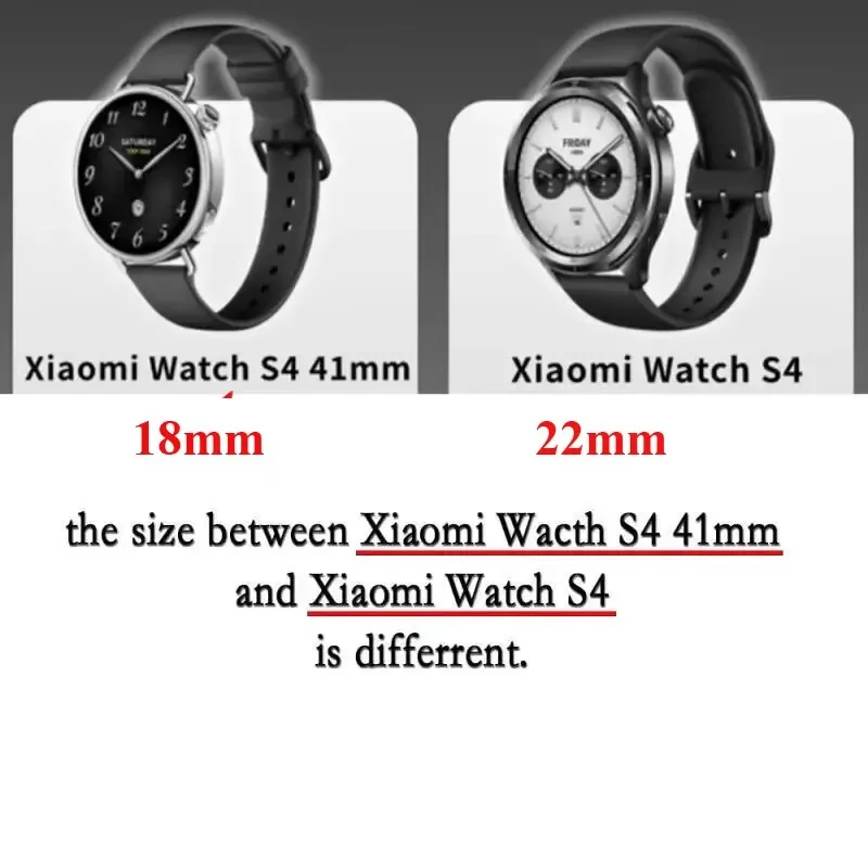 Fashion Stainless Steel Strap For Xiaomi Watch 5 Metal Band 22 18mm For Xiaomi Watch S4 S3 S2 S1 Pro/2 Pro/Mi Color 2/S4 41mm