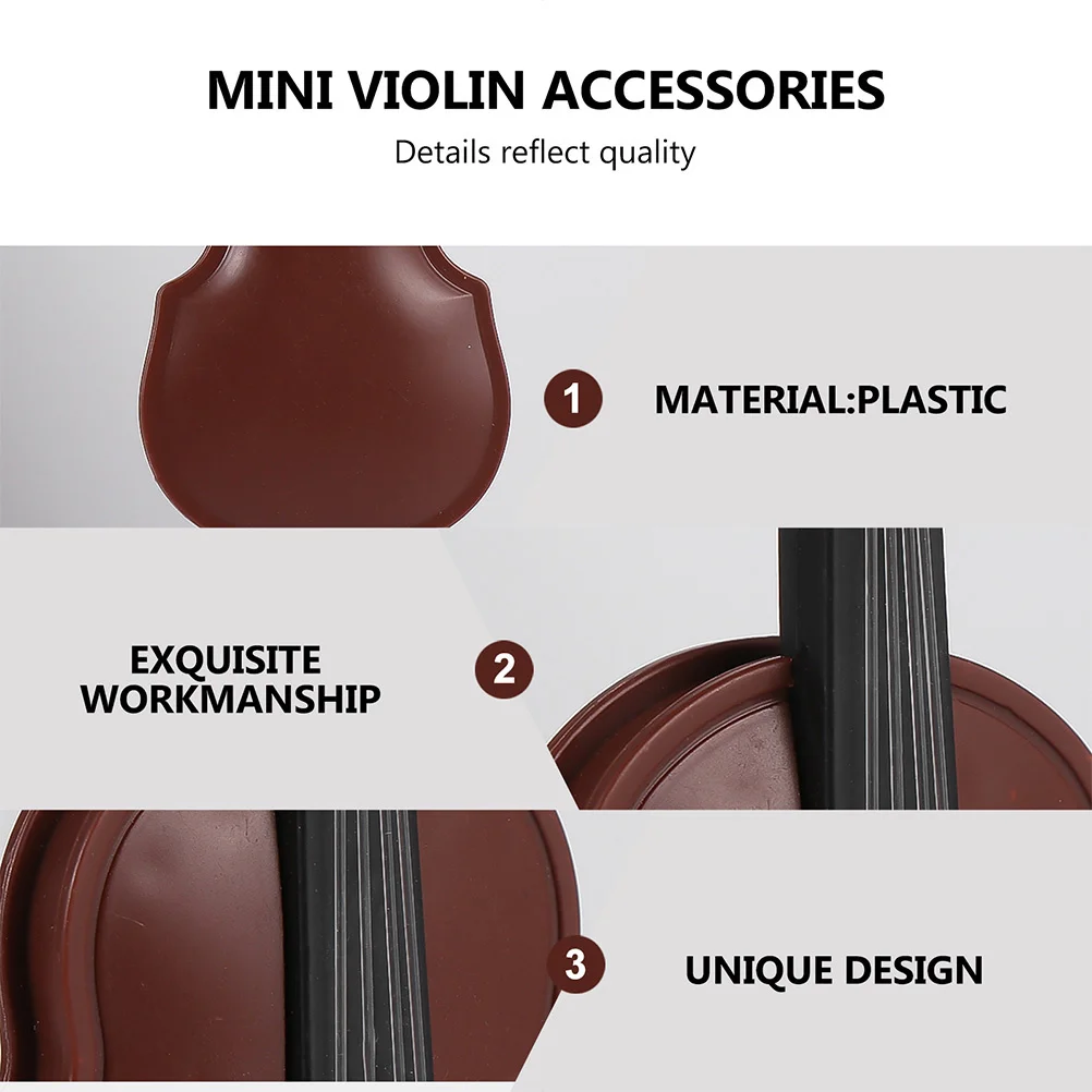 

Миниатюрная скрипка с отделкой под дерево, декор для рабочего стола, украшение для кукольного домика, коллекция музыкальных инструментов, украшение для рождественской елки