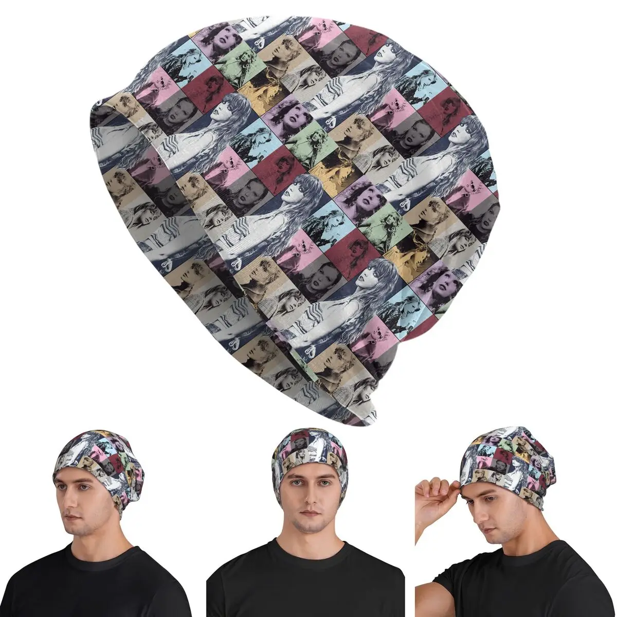 

The Eras Tour Skullies Beanies Hats Warm Autumn Winter Outdoor Cap Knitted Bonnet Caps for Men Women Adult