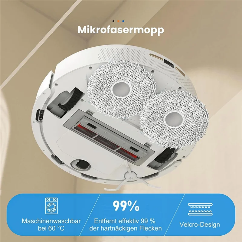 BAAG-Per Xiaomi Robot Aspirapolvere X20 + Robot Aspirapolvere Spazzola laterale principale Filtro Hepa Mop Sacchetti per la polvere in tessuto Parti di ricambio
