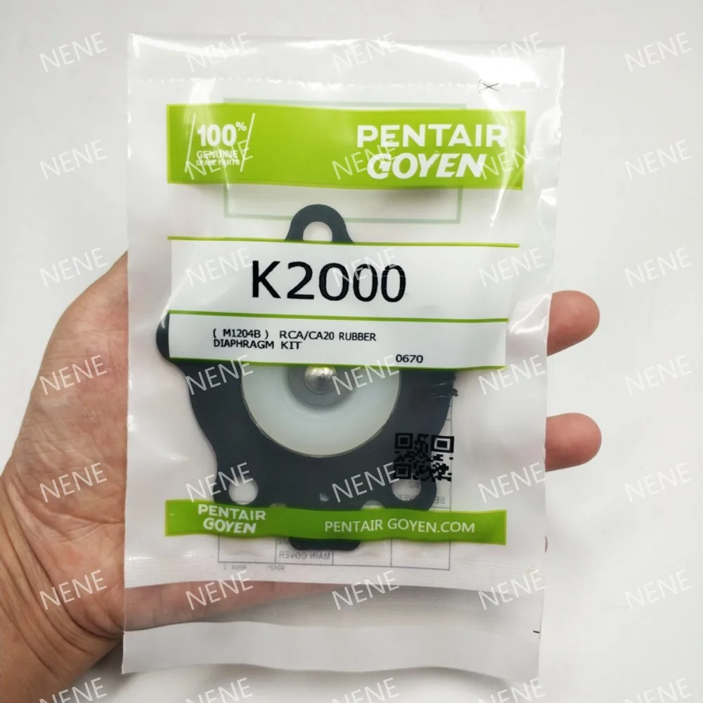 GOYEN K2000 K2002 Diaphragm Repair Kit CA20T/DD RCA20T/DD Pulse Valve 3/4Inch Nitrile Rubber Nylon Pallet
