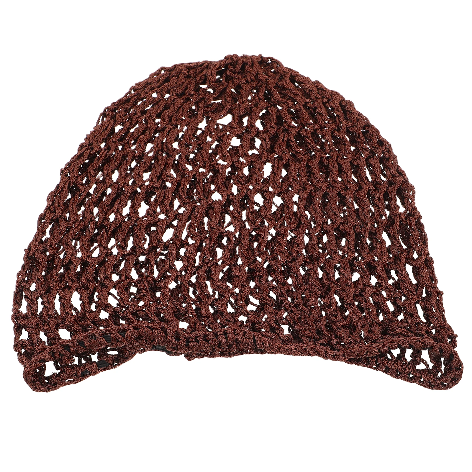 

Soft Crochet Net Mesh Hair Wrap For Women Durable Breathable Hairnets Snood Cap Long Short Hair Cover Party Stage Use Rayon