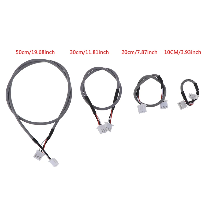 5pcs XH2.54 3P 3pins audio signal 2.0 channel shielding input cable 10cm 20cm 30cm 50cm for HiFi Power amplifier board tuner