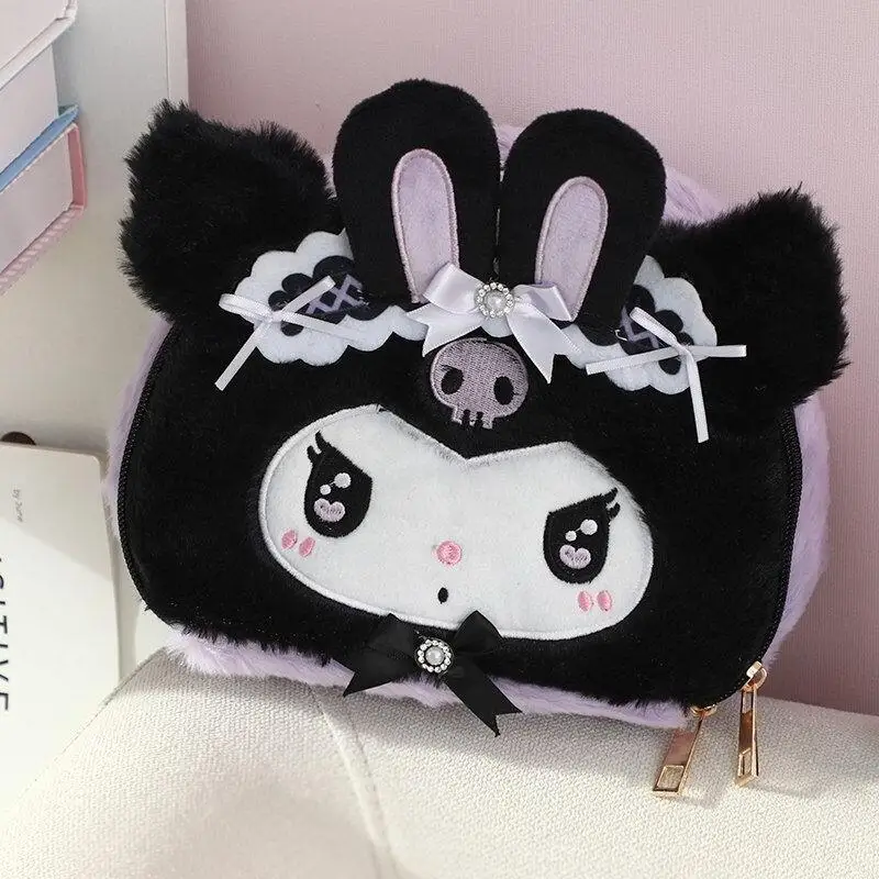 سانريو مرحبا كيتي حقيبة التخزين Kawaii أنيمي لطيف طالب حقيبة مستحضرات تجميل في السيارة السفر فتاة حقيبة مستحضرات تجميل هدية عيد ميلاد نمط جديد