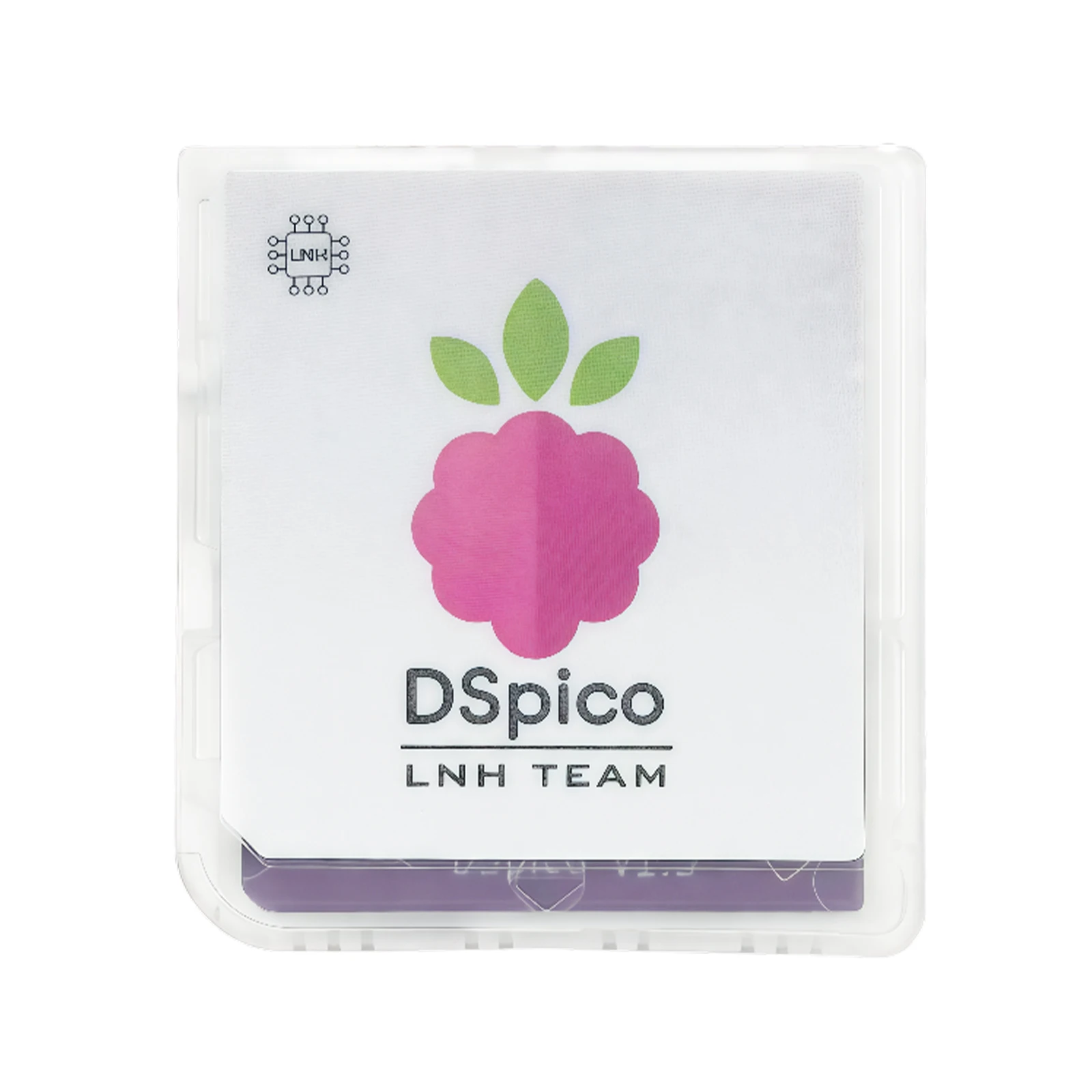 

Прозрачный корпус для картриджа DSpico Game Reader, изготовленный методом литья под давлением, с открытым исходным кодом и микроконтроллером RP2040 для консолей NDS, NDSL, DSi, 3DS.