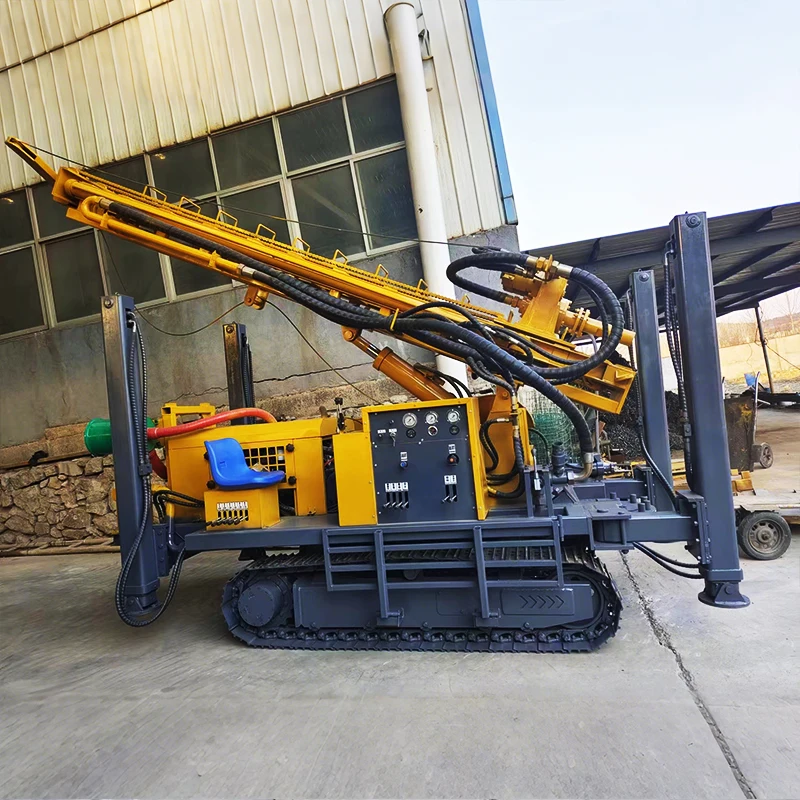 Towable Borehole Rig 100-600m Depth Integrated Water Circulation System for Efficient Drilling and Cleaning