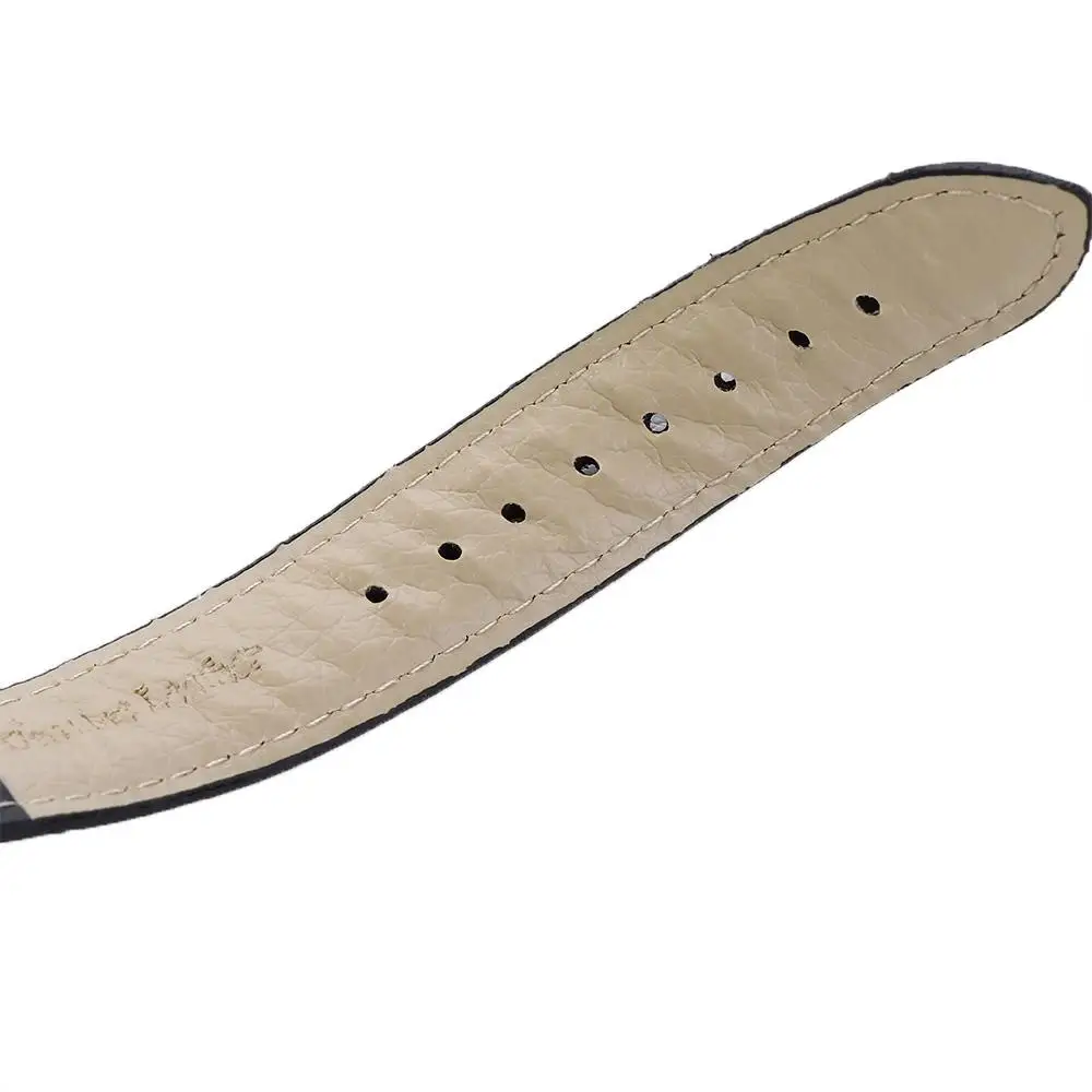 Цвета Высокий Нержавеющий Новый Мужской Ремешок Женский Тан Коричневый Часы Черный Кожаный Ремешок