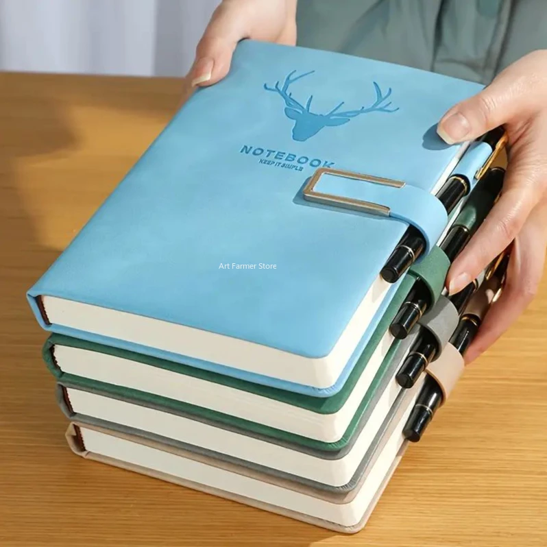 

Thick A5 Leatherbound Sketchbook With Soft Cover Stationery Planner Notebooks Diary Notebook Sketch Book Writing Pads Office