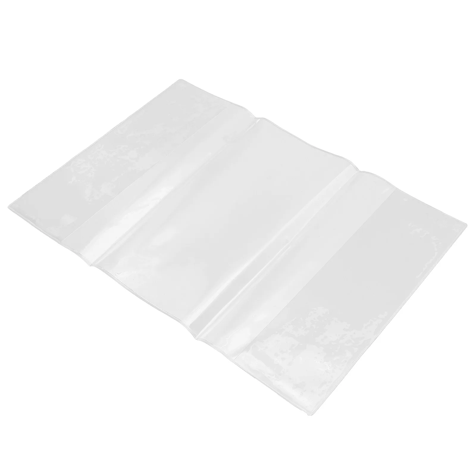 

Soft Cover Book Protector Clear Book Cover A5 Size Transparent Protective Sleeve for Hardcover Textbooks Student Use