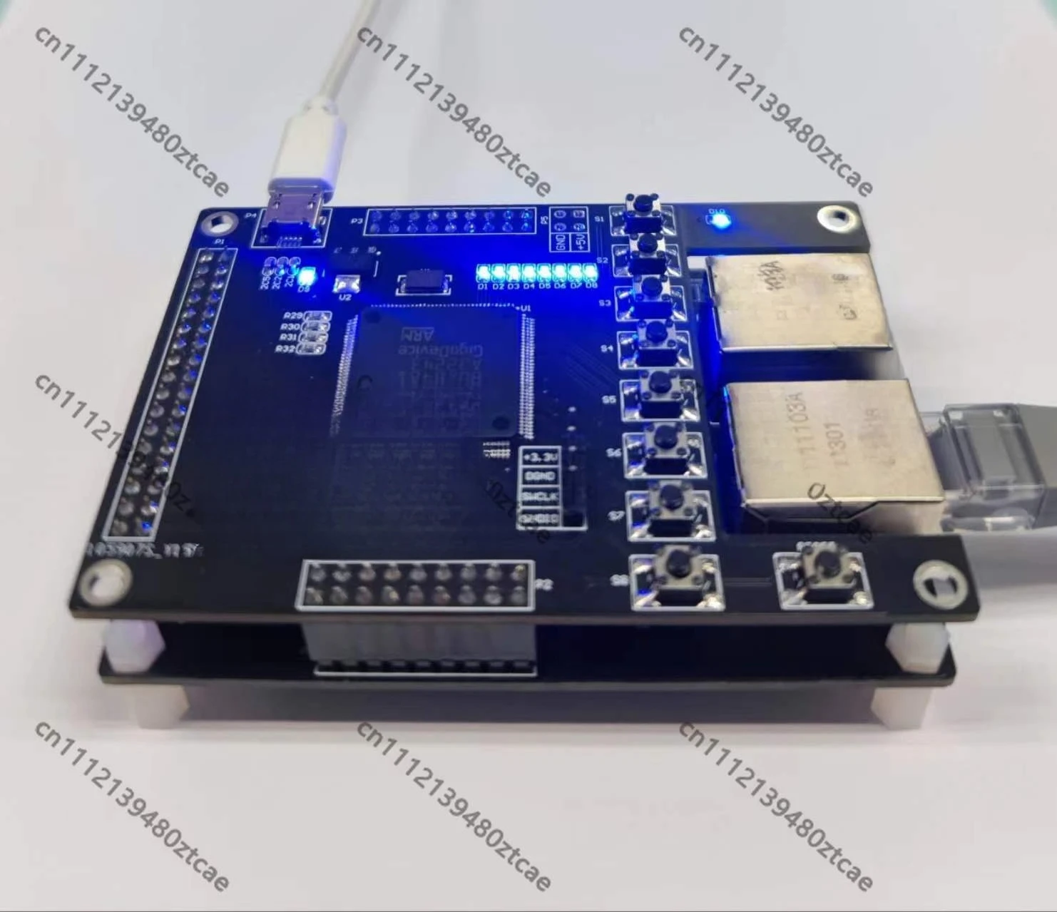 EtherCAT Slave Station Development Board 16IO Support Industrial Control CIA402 Standard Module
