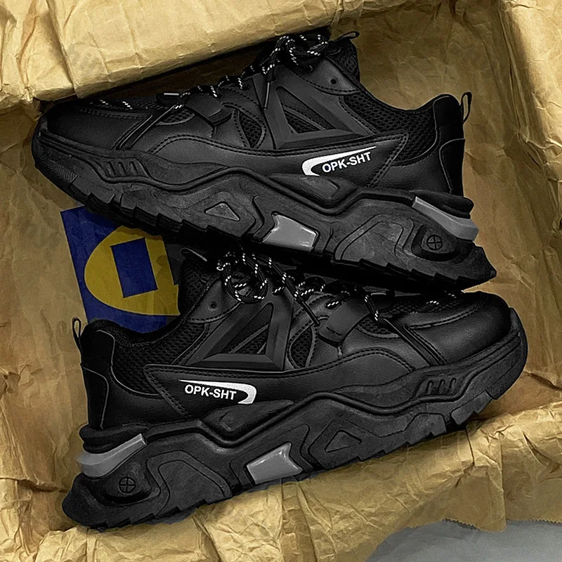 

Мужские дышащие повседневные сетчатые кроссовки на толстой подошве, уличные кроссовки, новые летние теннисные мужские удобные мужские кроссовки на мягкой подошве