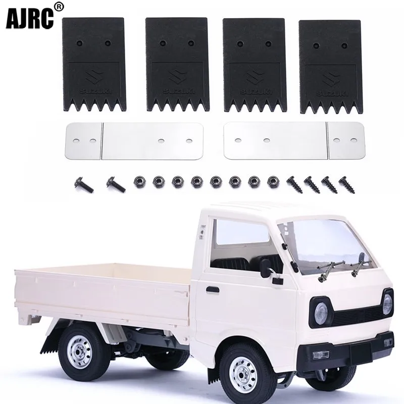 WPL D12 carro de controle remoto D12 1/10 tamanho completo Suzuki pequeno caminhão deriva carro de controle remoto brinquedo simulação D12 paralama