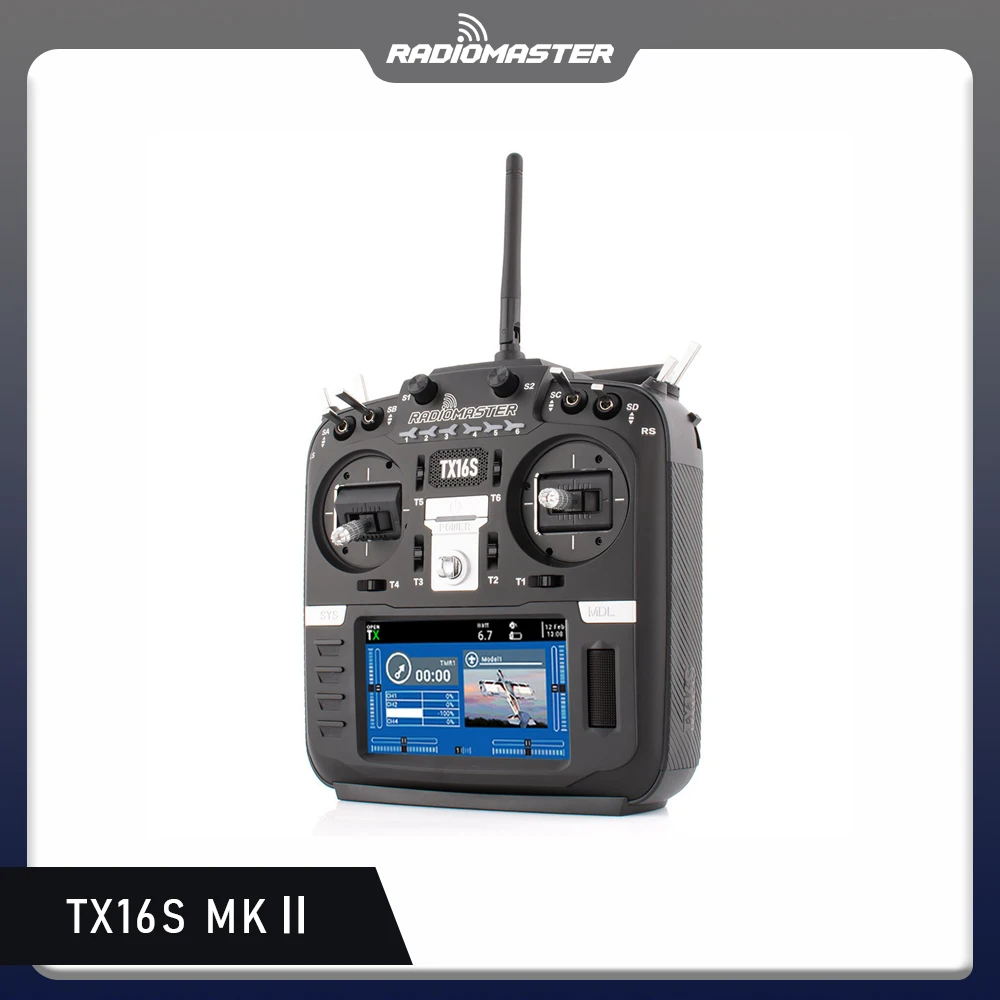 RadioMaster TX16S MKII Radio Controller 16CH 2.4G Hall Gimbals ELRS 4in1 for FPV Drone Transmitter with EdgeTX/OpenTX