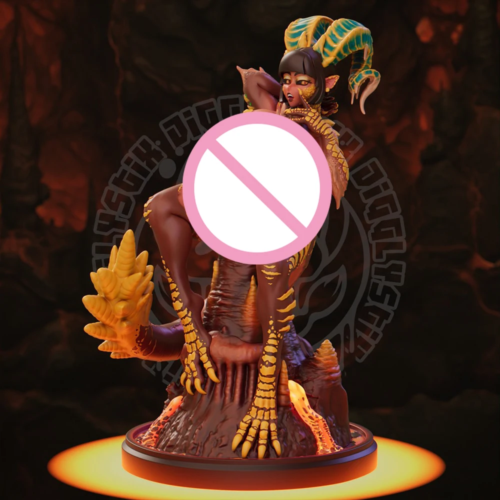 

Sexy Kulve Taroth NSFW 1/24 Scale Resin Figure Model Kit Rabbit Unassembled Unpainted Doll 3D Printing DIY Statue Crafts Toy