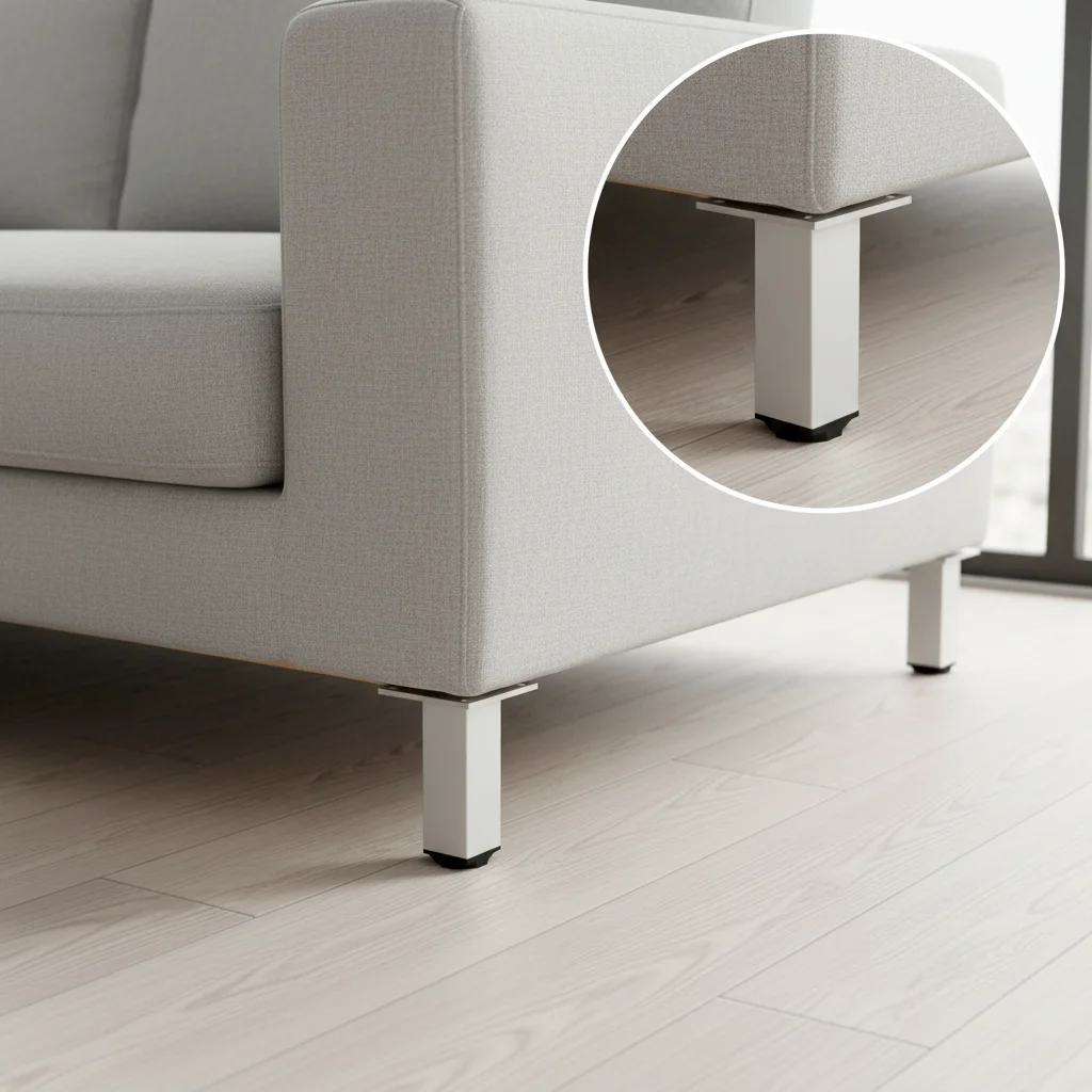 

New aluminum sofa legs, modern square table legs, factory-made sofa feet