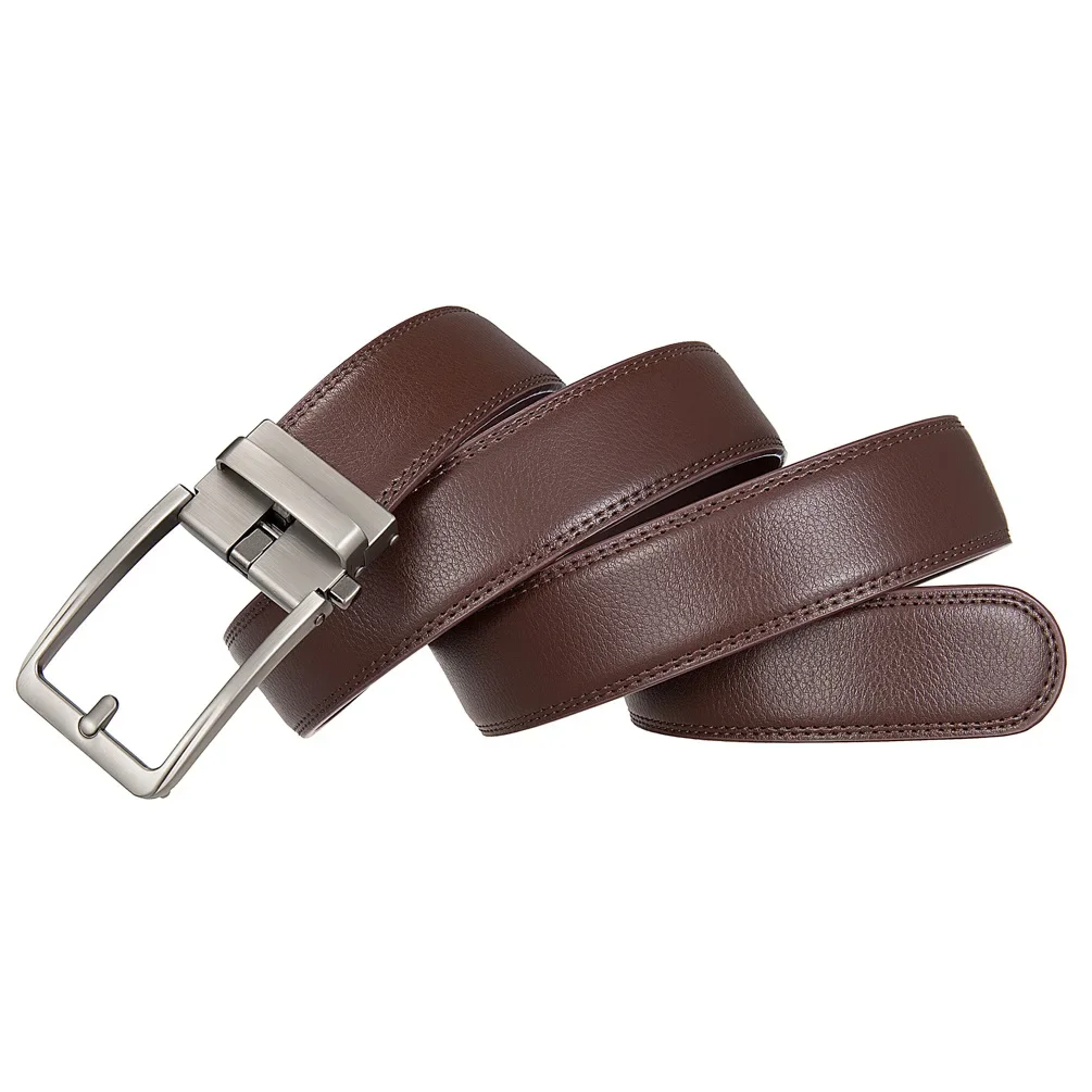 Luxuriöse Designer-Klickgürtel für Herren, PU-Leder-Taillengürtel, modischer Gürtel mit automatischer Schnalle, perfekter Taillengürtel für Jeans – Detail 8