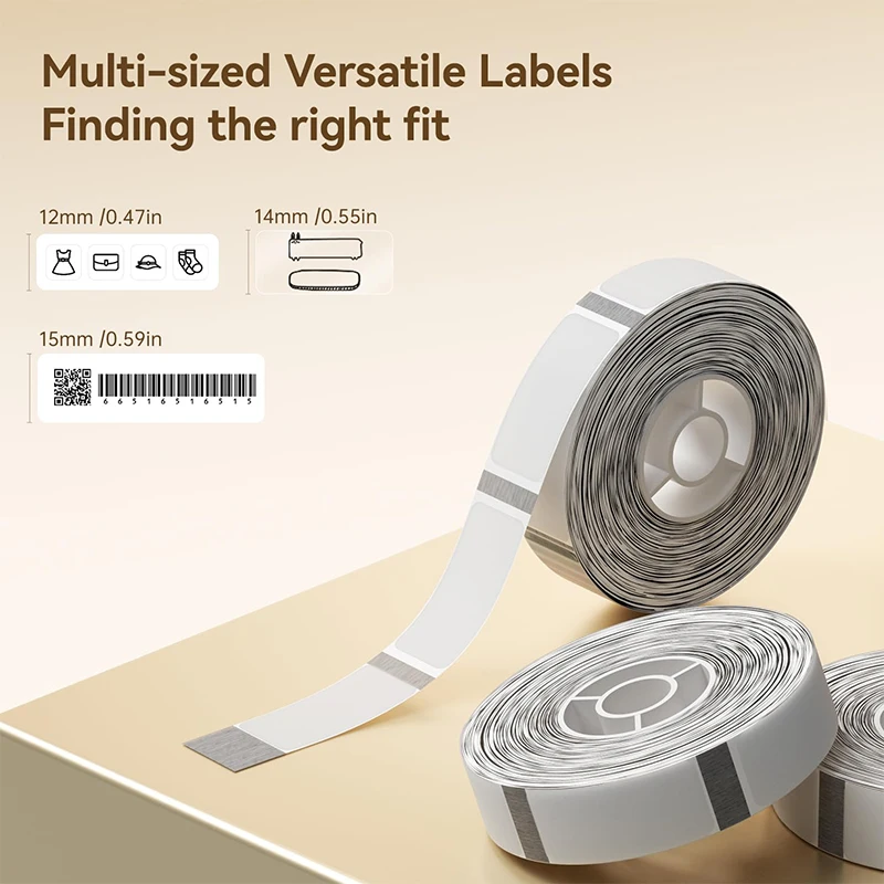 Adhesive Thermal Label White/Color/Transparent Sticker Waterproof  Paper Tape For Niimbot D11 D110 D101 Portable Thermal Printer