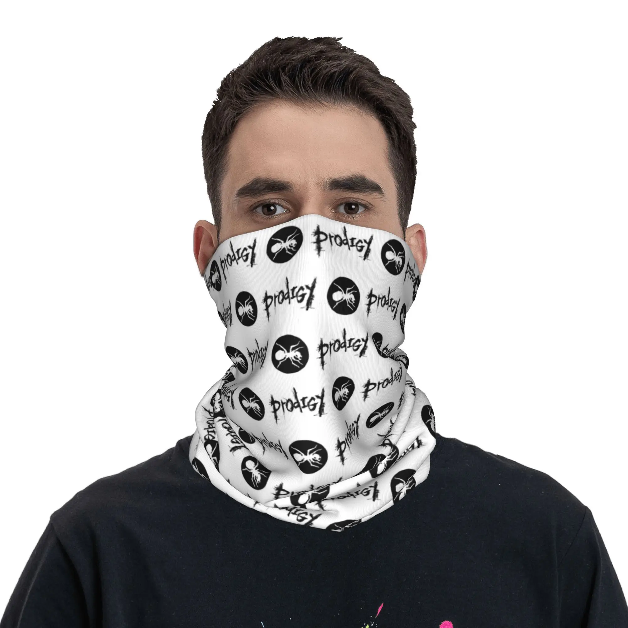 

The Prodigy Rock Music Bandana Neck Gaiter Printed Wrap Mask Scarf Multi-use Cycling Scarf Riding For Men Women Adult All Season