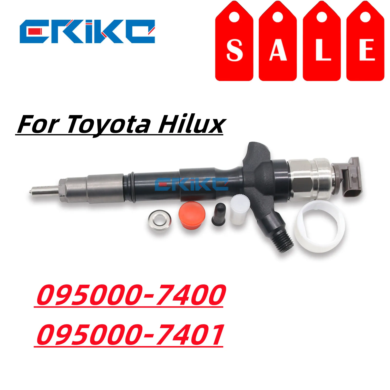 ERIKC 095000-7400 095000-7401 Fuel Injector 095000-740# Common Rail Injection Nozzle Spray  for Toyota G2