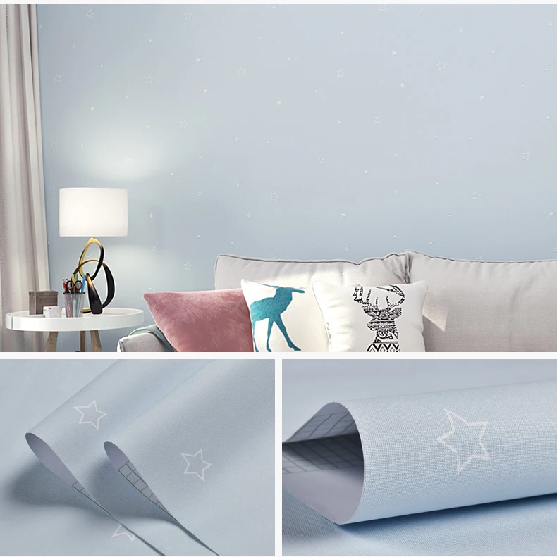 Environmental Protection DIY Color Stars Self-adhesive Wallpaper Waterproof And Erasable Dormitory Bedroom Desktop Wall Stickers