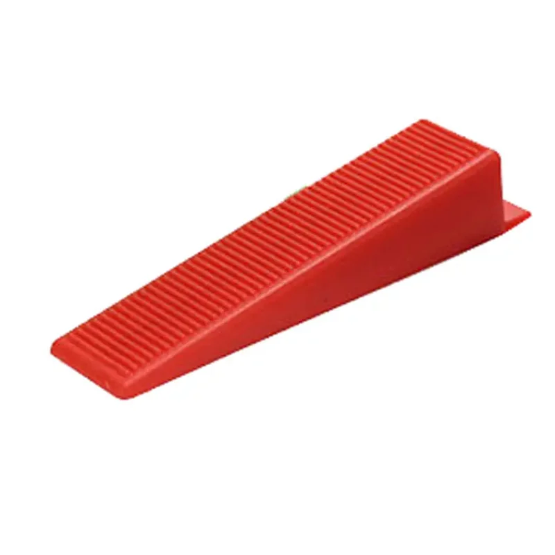 100PCS Red Plastic Wedges Ceramic Tile Leveling System Tiling Floor Wall Arrelage Leveler Construction Tool