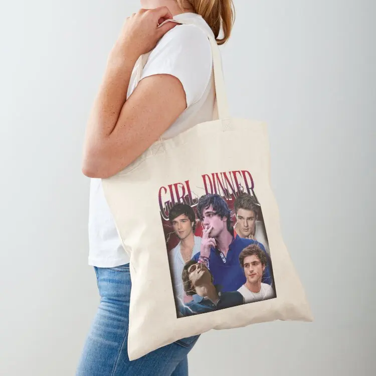 

Girl Dinner Jacob Elordi 90s Tote Bag Lady bag Beach bag the tote Handbags