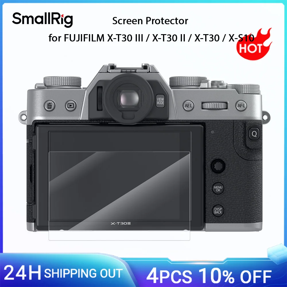 Proteggi schermo SmallRig per FUJIFILM X-T30 III / X-T30 II / X-T30 / X-S10 Impermeabile, antiolio e anti-impronte -5804