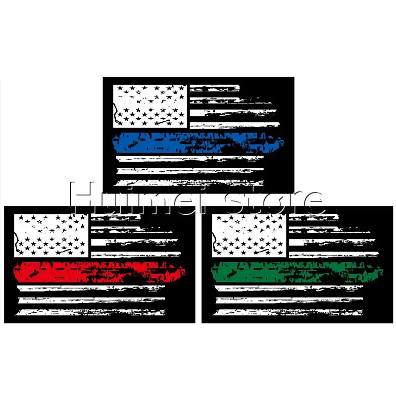 Usa Police Flags, 90*150cm Thin Blue red green Line USA Flag Black, White And Blue American BANNER