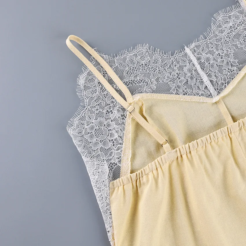 Tuularose Fashion Lace Dresses Summer New Lace Patchwork Sleeveless Backless Dresses Elegant Streetwear Women's Party Dresses