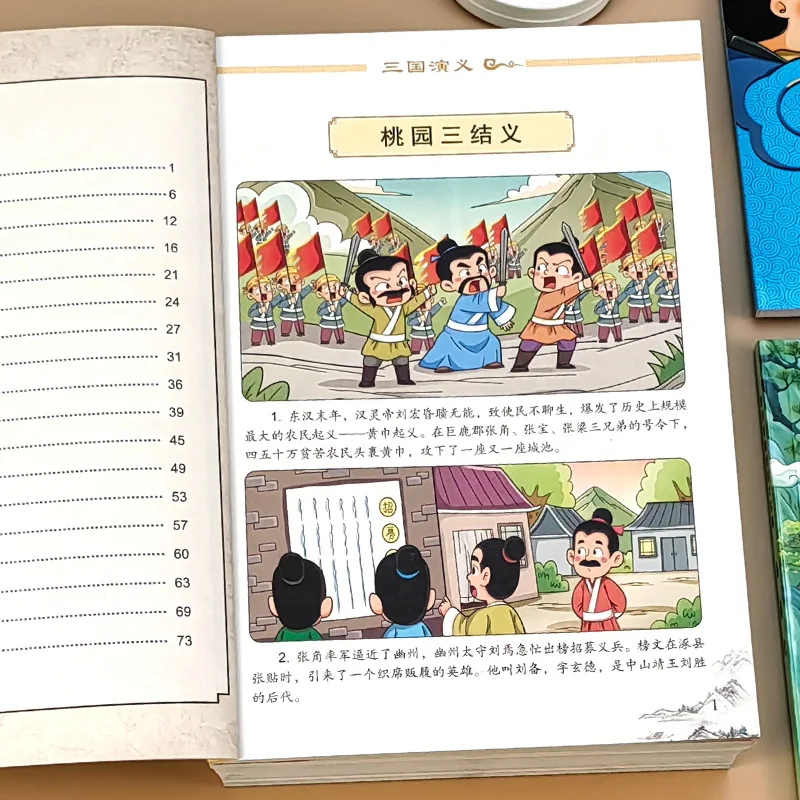 Comic Version of The Four Great Classical Novels, Journey To The West, Romance of The Three Kingdoms, Water Margin
