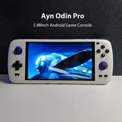 Ayn Odin Pro 5.98Inch IPS Screen Handheld Game Player Android 11 SD845 8G 128G/256G 2.4G/5G Wifi Bluetooth Portable Console