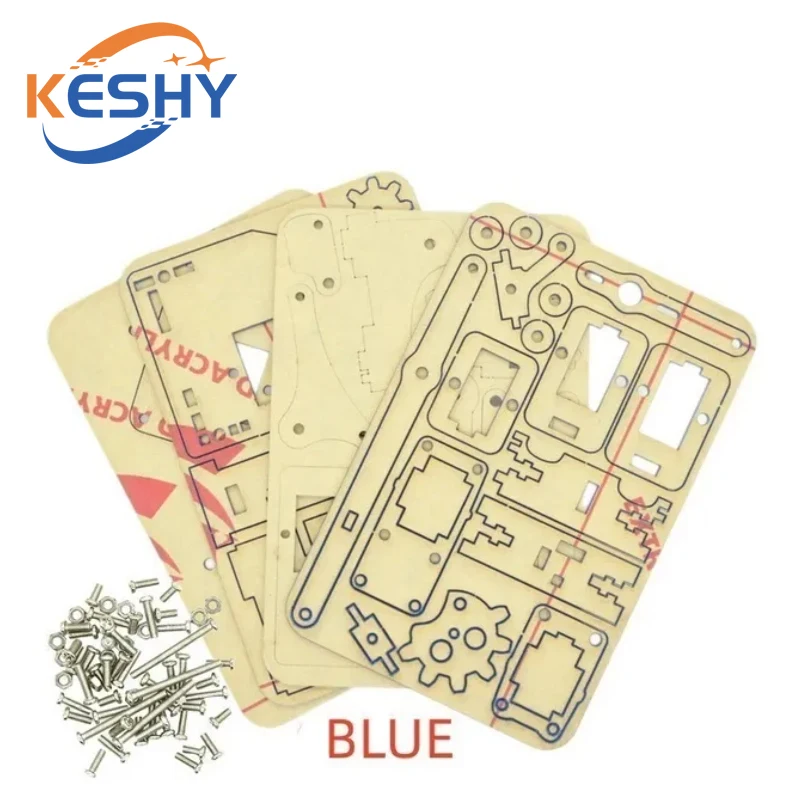 SG90 MG90S 4 Dof Unassembly Acrylic Mechanical Robot Manipulator Claw Kit For Arduino Robot Arm STEAM Kit Programming Robot Arm