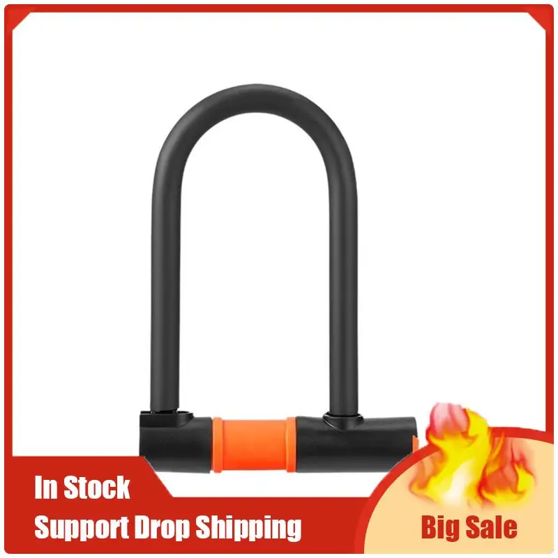 

A35F новый велосипедный замок, аксессуары для электрического велосипеда, силиконовый U-образный, устойчивый к гидравлическим сдвижением, противоугонный замок для мотоцикла