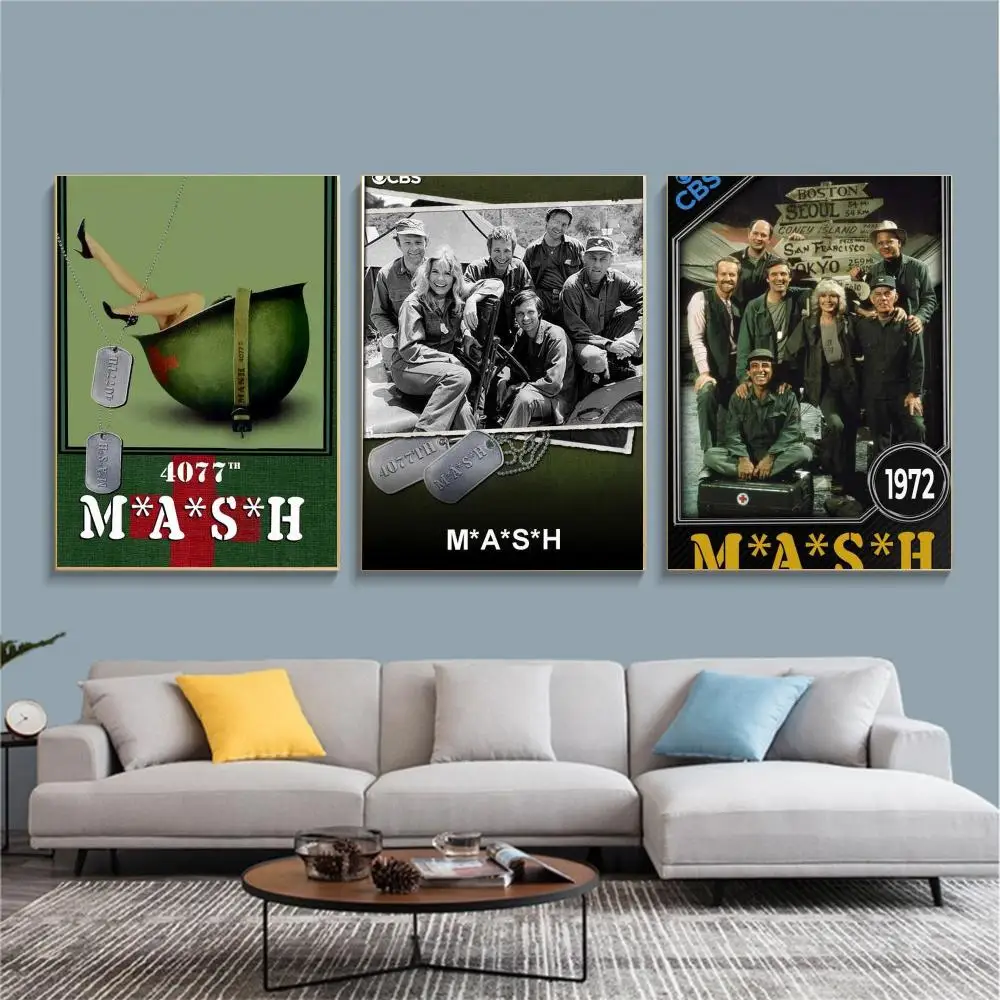 tv series M-MASH-H Painting Calligraphy Nature Inspired Artwork for Living Room  Home Decoration
