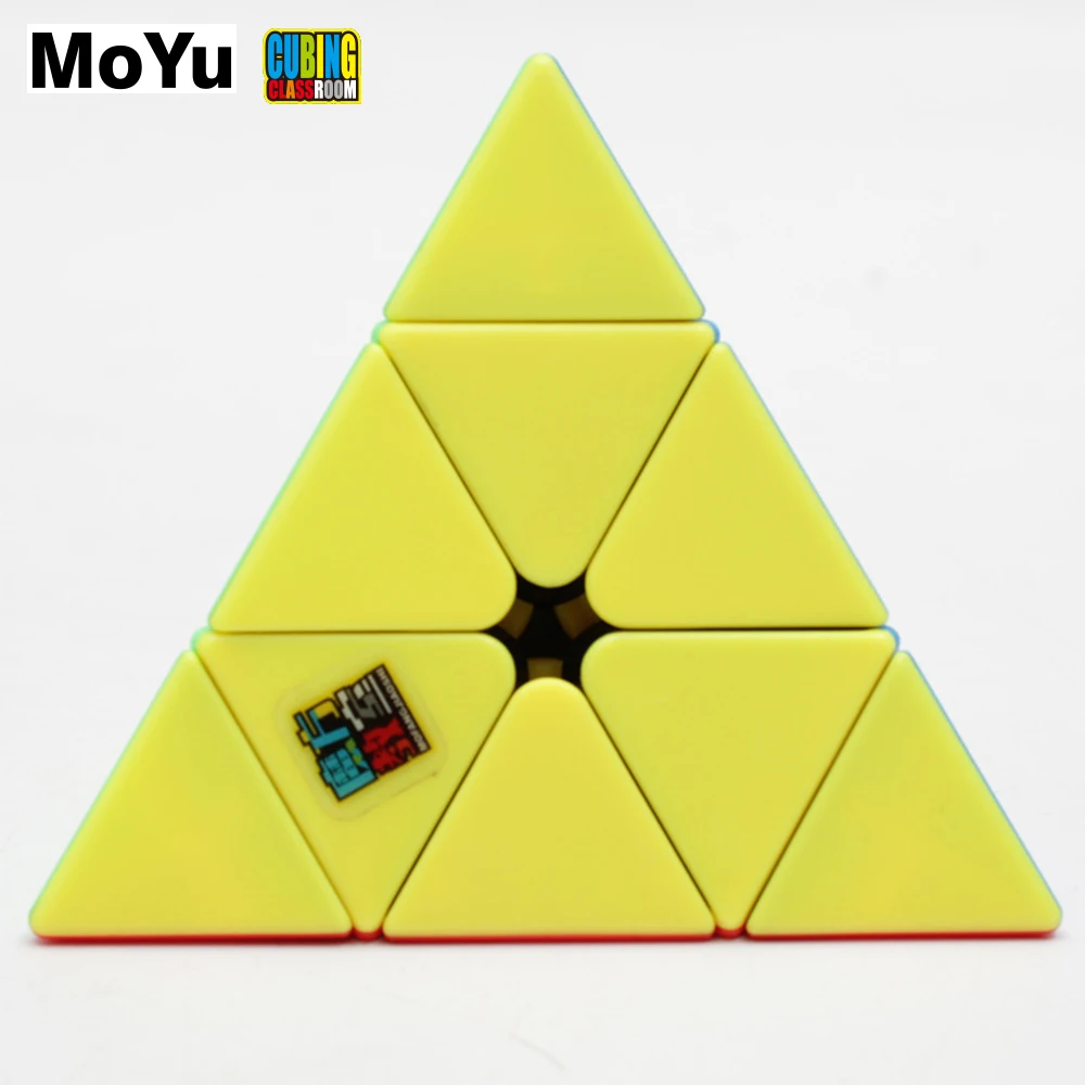 MoYu Meilong 3x3x3 Pyramid Magic Cube MoFangJiaoShi JINZITA 3x3 Cubo Stickers Magico Puzzle Cube Gift Macaron Pyraminx