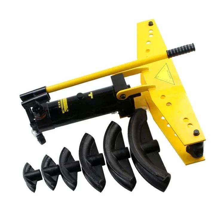 China Building Material Factory 90 Degree 2.75-4.5mm Thick-walled Pipes Bending Tools Manual Hydraulic Pipe Tube Bender Set