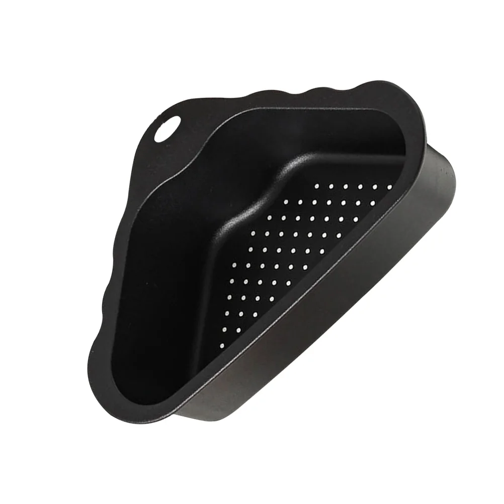 

Stainless Steel Sink Draining Basket Triangle Corner Strainer Reliable Practical Safe Kitchen Accessories