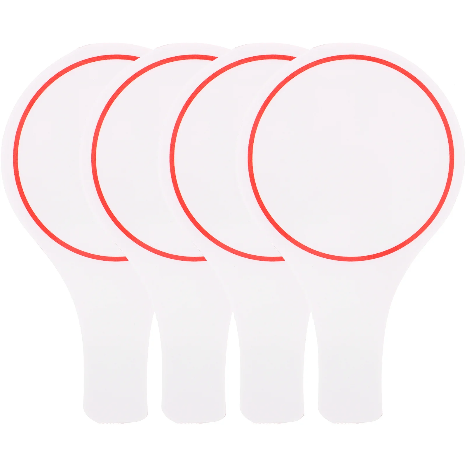 4pcs Premium Erasable Writing Scoreboard For Judges Voting Diy Scoring Board Blank Reusable Single Side Strong Structure