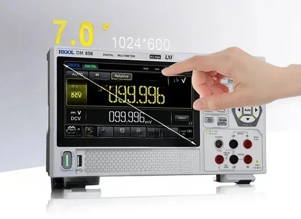 [Portable and Easy To Test] Puyuan For DM858E Multimeter For DM858 Portable Five-and-a-half-digit Digital Meter Touch Screen