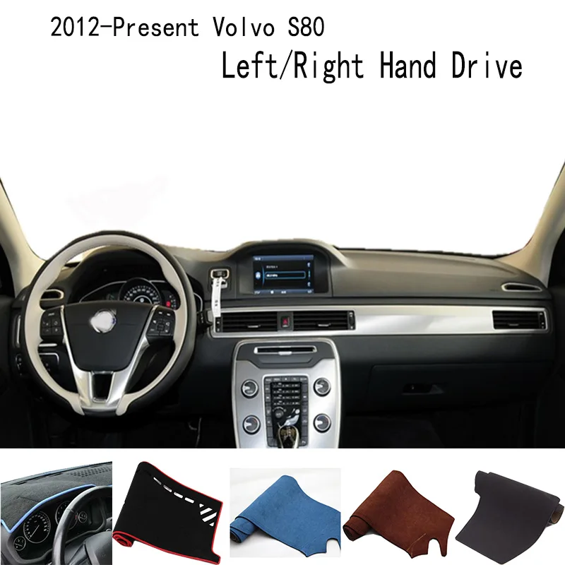 For 2012 2013 2014 2015 Volvo S80 S80L V70 XC70 Accessories Dashboard Cover Instrument Panel Dash Mat Dashmat Protective Pad