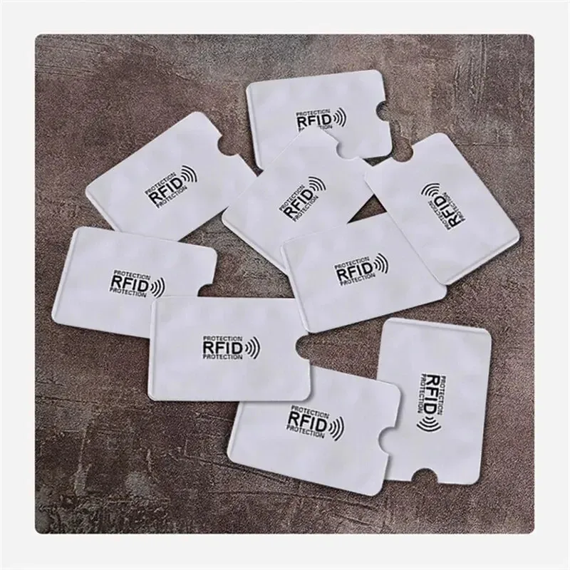 RFID Blocking Aluminum Foil Card Sleeve Anti Theft Swipe Case